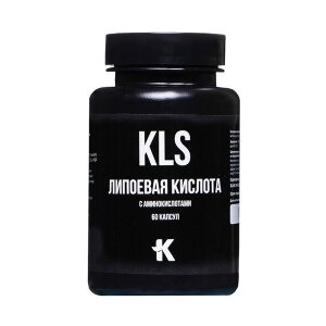 KLS Липоевая кислота с аминокислотами, 60 капсул KLS Липоевая кислота с аминокислотами, 60 капсул