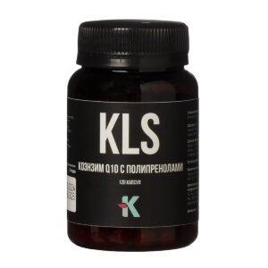 KLS Коэнзим Q10 с полипренолами, 120 капсул KLS Коэнзим Q10 с полипренолами, 120 капсул